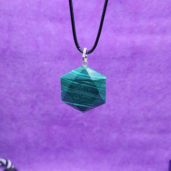 Malachite Crystal Pendants - Picture 8 of 8